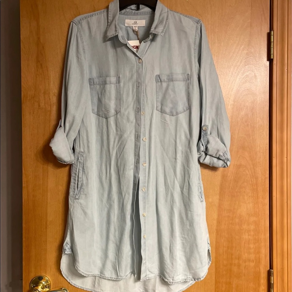 Thread & Supply Button Down Shirt Dress
